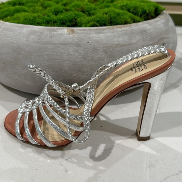 FRANCESCO RUSSO
Metallic Braided Leather Sandals 😍 - Picture 5 of 7